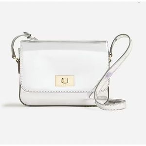 J Crew Edie metallic leather bag BU765